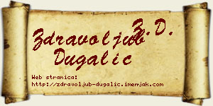 Zdravoljub Dugalić vizit kartica